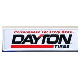 Metal 54x16 Dayton Tires adv sign