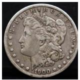 1900O Morgan silver dollar