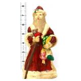 Resin 8in standing Santa Claus figure