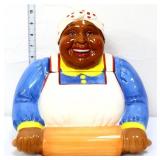 Americana lady cookie jar