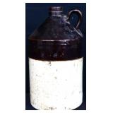 Vintage stone whiskey jug, see photos