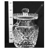 Waterford alana preserve jar w/ lid & spoon