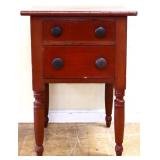 Primitive 2 drawer stand table