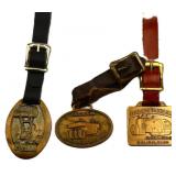 Lot of 3 heavy equipment watch fobs