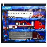 Die cast 1/32 3 piece semi truck set in box