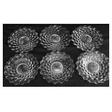 Lot of 6 American Fostoria 7.75in plates