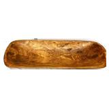 Wood 19.5x7 dough bowl