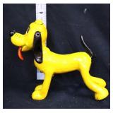 Cast iron yellow Pluto dog
