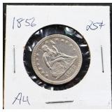 1856 seated liberty quarter