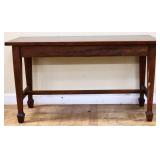 Vintage wood piano bench
