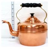 Vintage copper tea kettle made in England