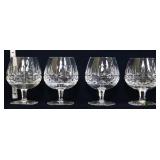 4 Waterford Lismore brandy snifters