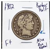 1902 barber half dollar