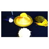 Lot of 4 vintage hats