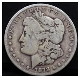 1878 Morgan silver dollar