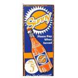 Metal 7.75x18.5 Sunny Soda sign
