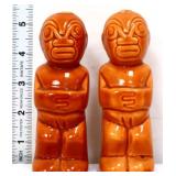 Pair vntg Trader Vics 5in salt/pepper shakers