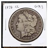 1878 Carson City Morgan silver dollar