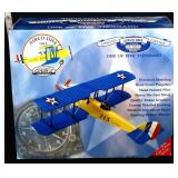 Die cast 1/47 Airco DH4 US Navy plane in box