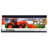 Die cast 1/32 Kubota M5 tractor assortment in box
