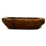 Wood 10x6 dough bowl