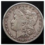 1900O Morgan silver dollar