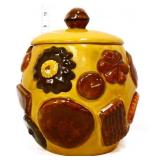 1950s yellow cookies all over cookie jar