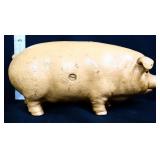 Cast iron pig bank