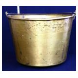 Vintage metal apple butter bucket