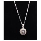 GENUINE DIAMOND WHEEL NECKLACE