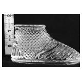 Waterford crystal baby shoe paperweight