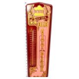 Metal 8.25x24 Old City Park thermometer