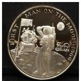 1oz Marshall Islands Man On Moon silver proof