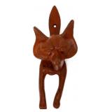 Cast iron fox door knocker