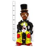 Vntg Americana 8in hobo clown decanter