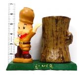 Cast iron Elmer Fudd bank