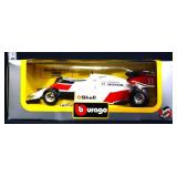 Die cast 1/24 McLaren MP4/4 Turbo race car in box