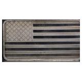 10 troy ounce American flag silver bar