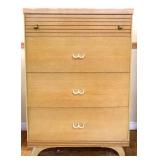 MCM blonde 4 drawer tall chest see photos