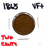 1865 2 cent piece