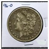 1896O Morgan silver dollar