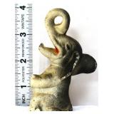 Vntg cast iron 4in elephant bottle opener