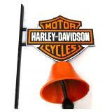 Cast iron Harley Davidson bell