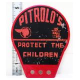 Vntg metal 4x5in Smoltz paint Pitrolo