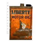 Vntg 1 gallon Liberty Motor can