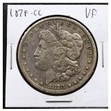 1878 Carson City Morgan silver dollar