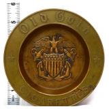 Vntg round Old Gold Cigarettes ashtray