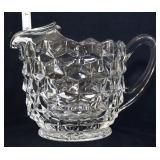 American Fostoria 6in pitcher with ice lip