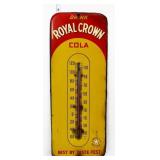 Vtg metal 10x25.5 RC Cola thermometer