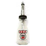 Glass Imperial oil bottle